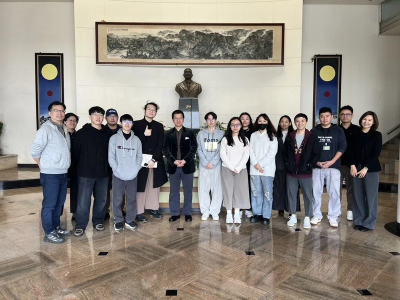 2024年11月26日交通陽明大學搖滾教授林元敏帶隊參訪